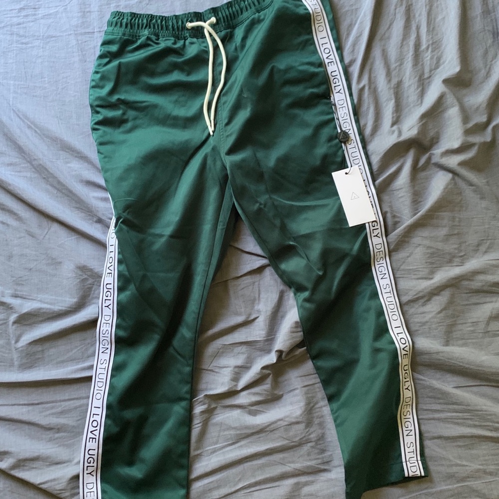 I Love Ugly Cropped Athletic Pants